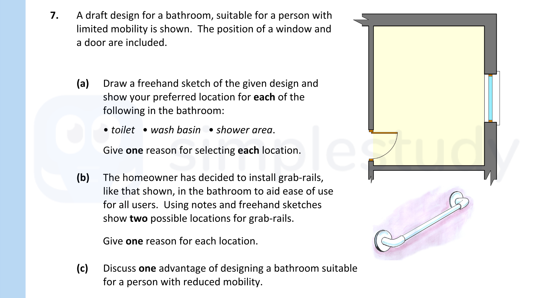 A-draft-design-for-a-bathroom,-suitable-for-a-person-with-limited-mobility-is-shown-Leaving Cert Construction Studies-Question 7-2020.png
