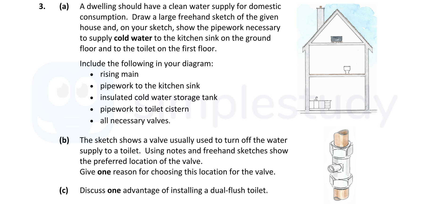 a)-A-dwelling-should-have-a-clean-water-supply-for-domestic-consumption-Leaving Cert Construction Studies-Question 3-2019.png