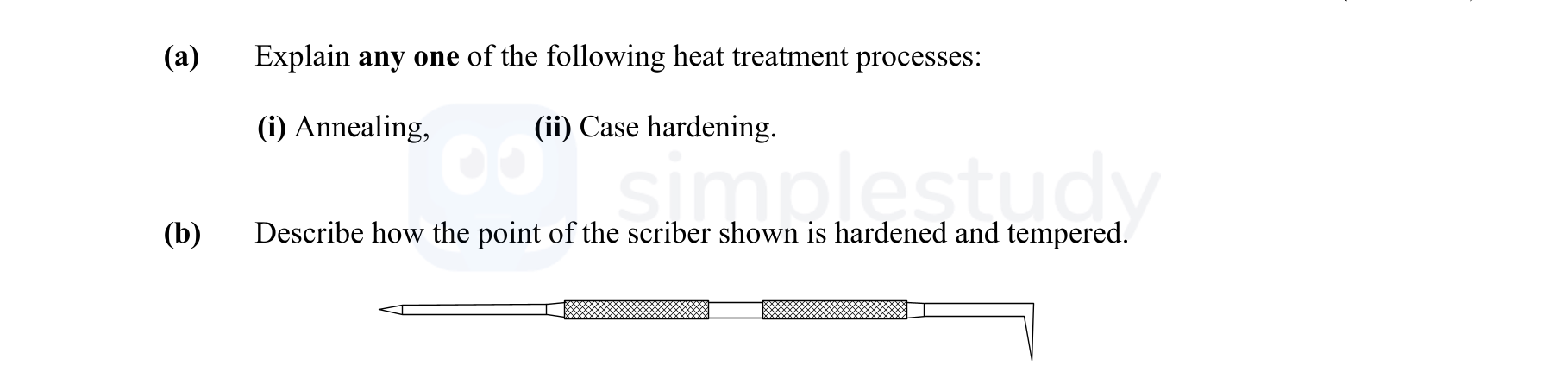 Explain-any-one-of-the-following-heat-treatment-processes:-(i)-Annealing-Leaving Cert Engineering-Question a-2007.png