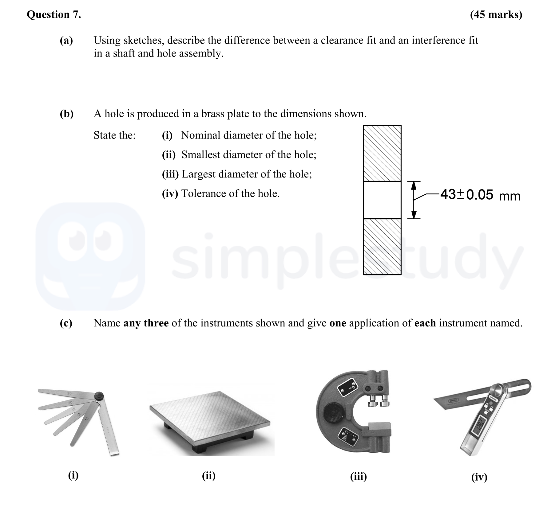 Using-sketches,-describe-the-difference-between-a-clearance-fit-and-an-interference-fit-in-a-shaft-and-hole-assembly-Leaving Cert Engineering-Question 7-2014.png