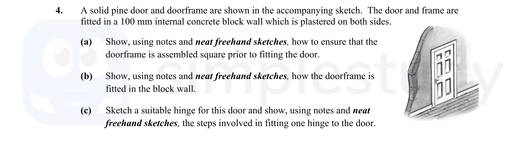 A-solid-pine-door-and-doorframe-are-shown-in-the-accompanying-sketch-Leaving Cert Construction Studies-Question 4-2010.png
