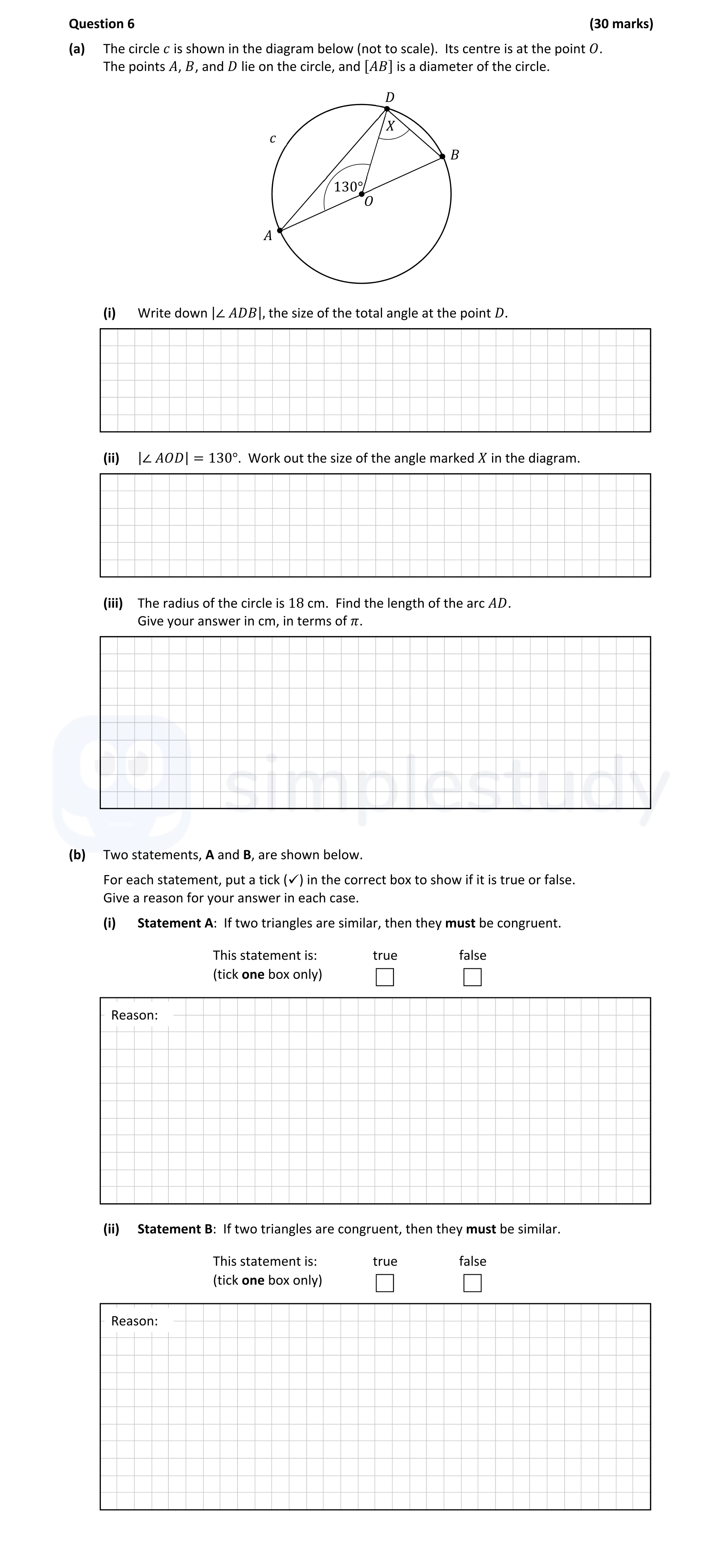 The-circle-c-is-shown-in-the-diagram-below-(not-to-scale)-Leaving Cert Mathematics-Question 6-2022.png