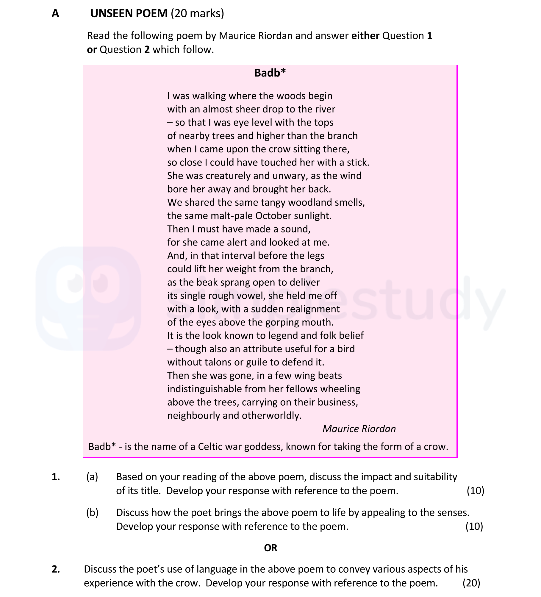 Read-the-following-poem-by-Maurice-Riordan-and-answer-either-Question-1-or-Question-2-which-follow-Leaving Cert English-Question 1-2020.png