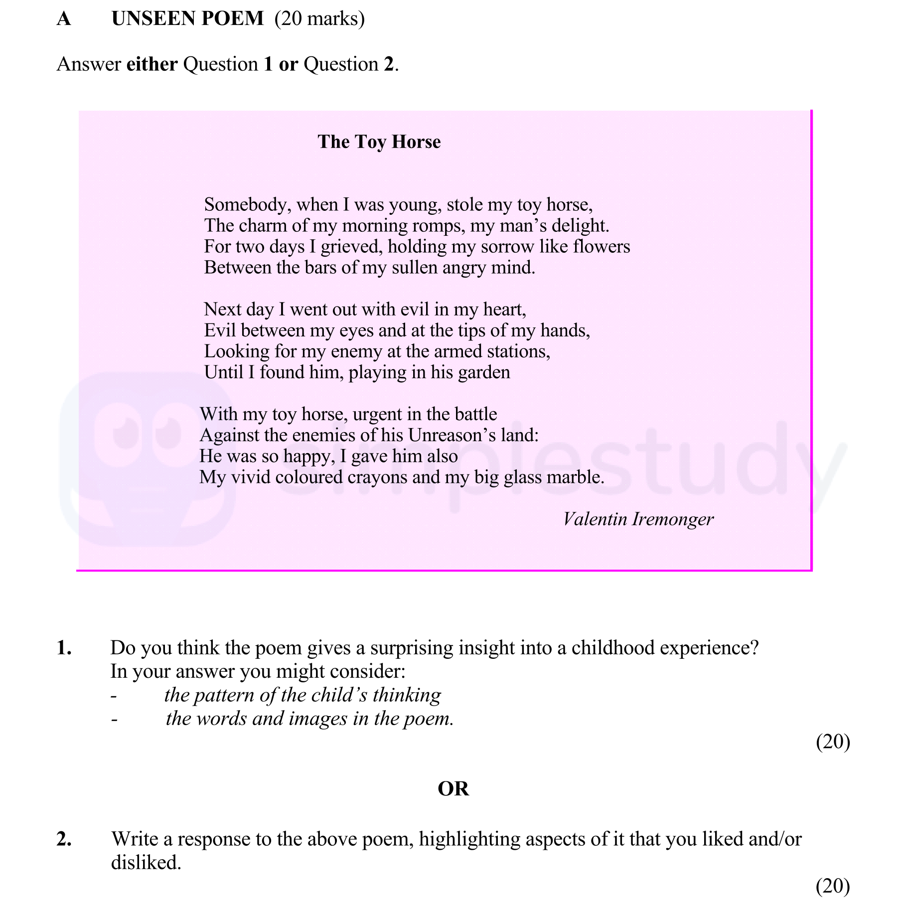Do-you-think-the-poem-gives-a-surprising-insight-into-a-childhood-experience?-In-your-answer-you-might-consider:---the-pattern-of-the-child's-thinking---the-words-and-images-in-the-poem.--Leaving Cert English-Question 1-2006.png