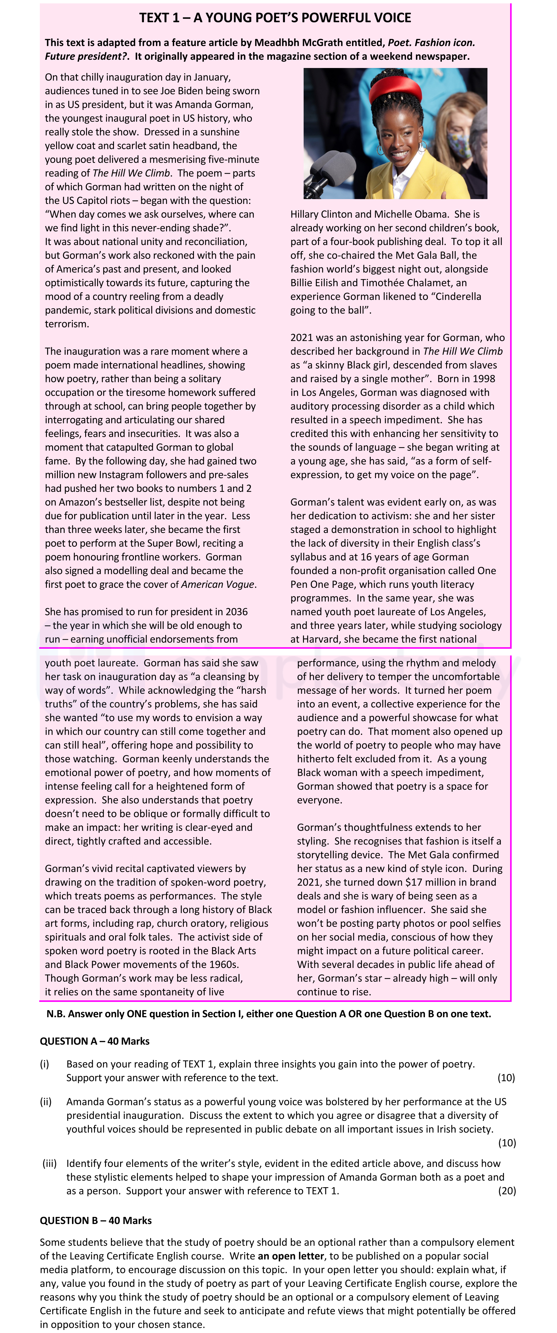 Based-on-your-reading-of-TEXT-1,-explain-three-insights-you-gain-into-the-power-of-poetry-Leaving Cert English-Question Question A-2022.png