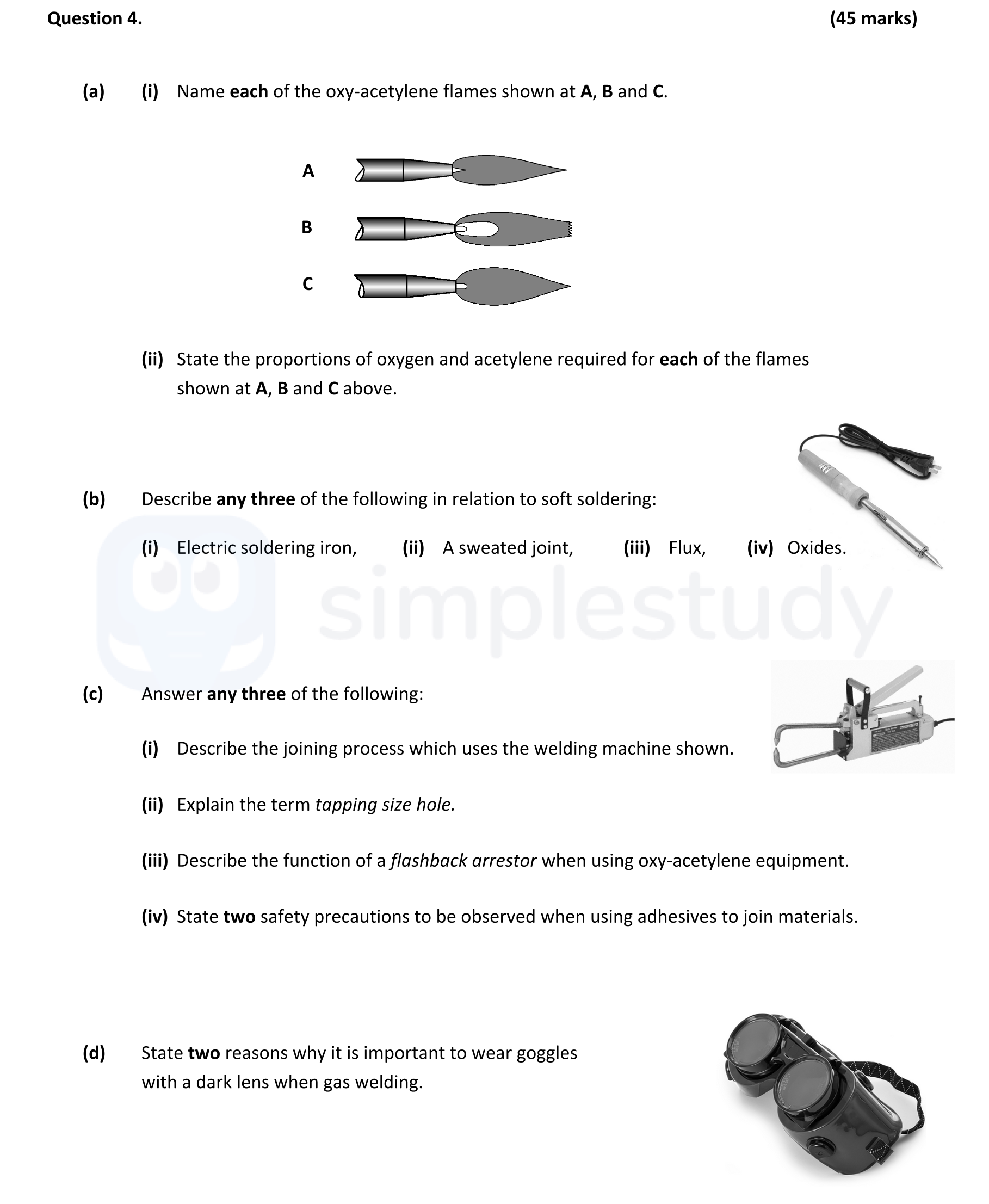 (a)--(i)-Name-each-of-the-oxy-acetylene-flames-shown-at-A,-B-and-C-Leaving Cert Engineering-Question 4-2017.png