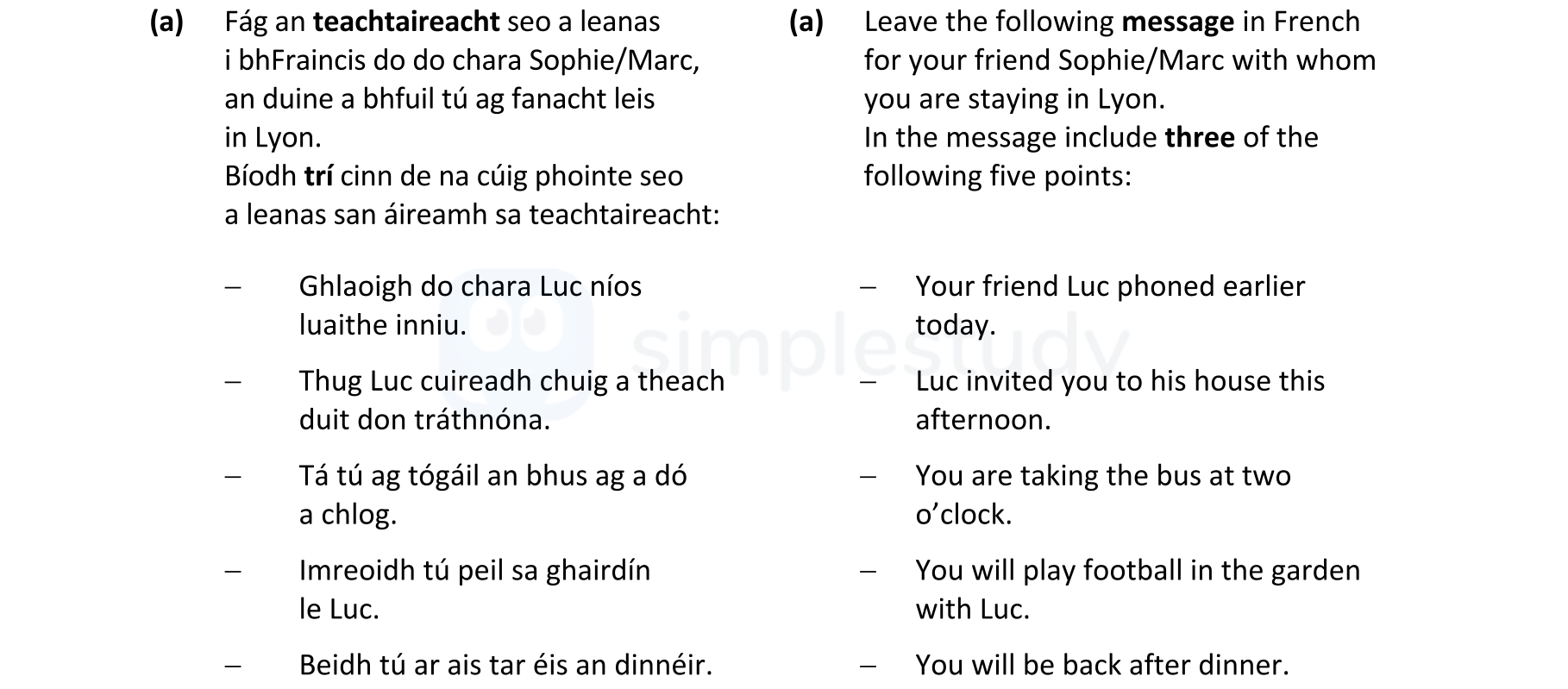 Leave-the-following-message-in-French-for-your-friend-Sophie/Marc,-with-whom-you-are-staying-in-Lyon-Leaving Cert French-Question (a)-2022.png