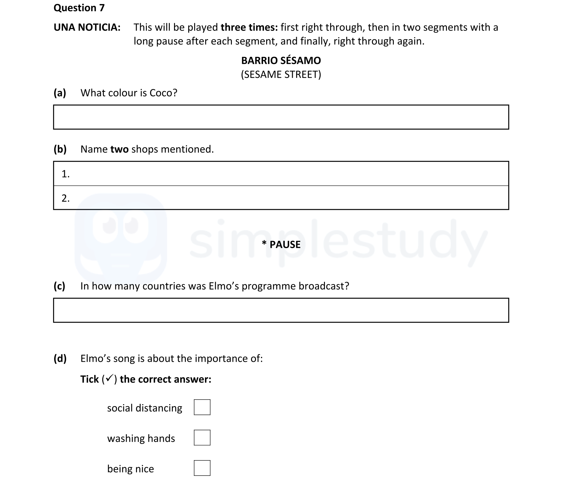 BARRIO-SÉSAMO-(SESAME-STREET)--(a)-What-colour-is-Coco?--(b)-Name-two-shops-mentioned-Leaving Cert Spanish-Question 7-2022.png