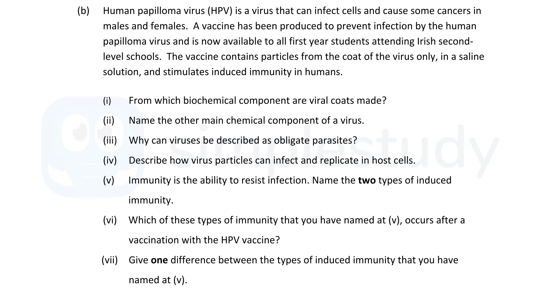Human-papilloma-virus-(HPV)-is-a-virus-that-can-infect-cells-and-cause-some-cancers-in-males-and-females-Leaving Cert Biology-Question 15(b)-2020.png