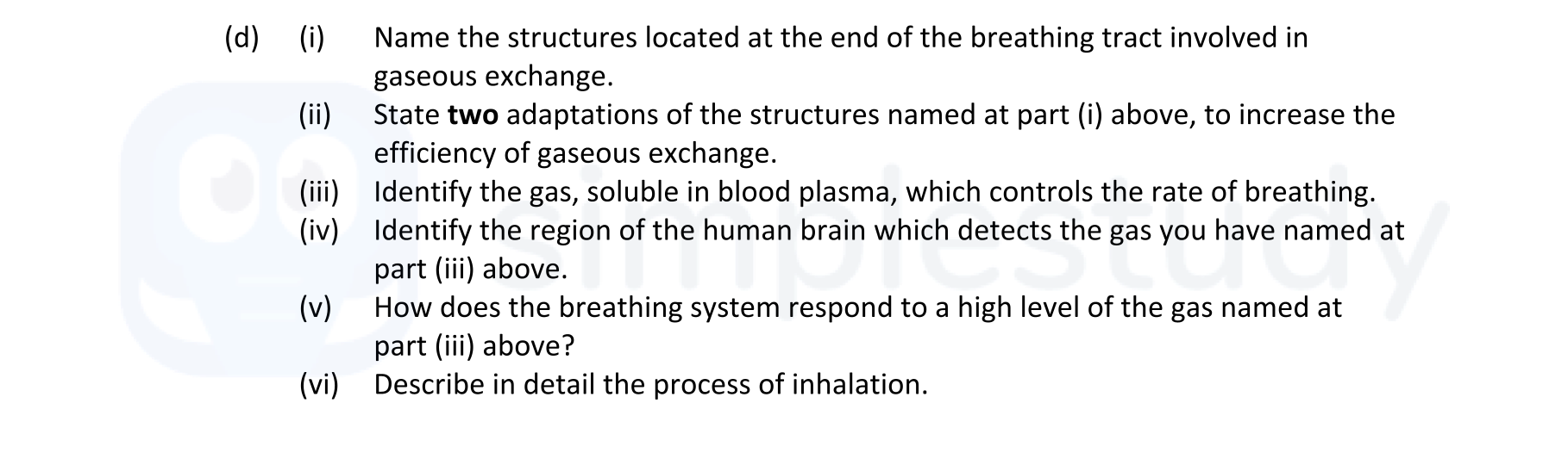 Name-the-structures-located-at-the-end-of-the-breathing-tract-involved-in-gaseous-exchange-Leaving Cert Biology-Question d-2005.png