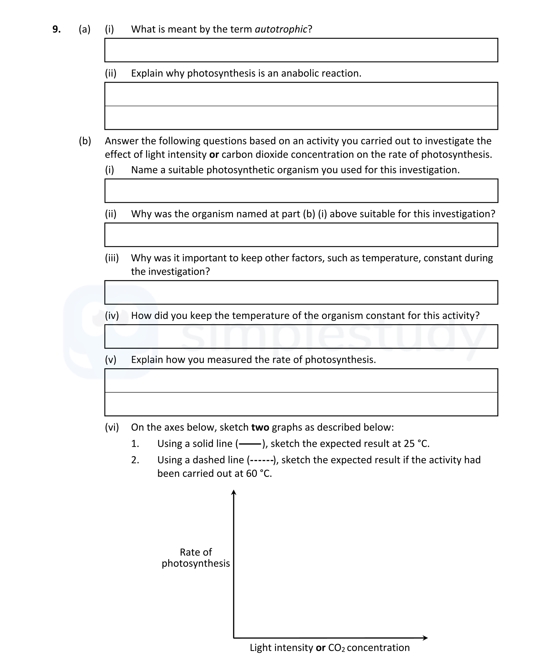 (a)-(i)-What-is-meant-by-the-term-autotrophic?--(ii)-Explain-why-photosynthesis-is-an-anabolic-reaction-Leaving Cert Biology-Question 9-2022.png