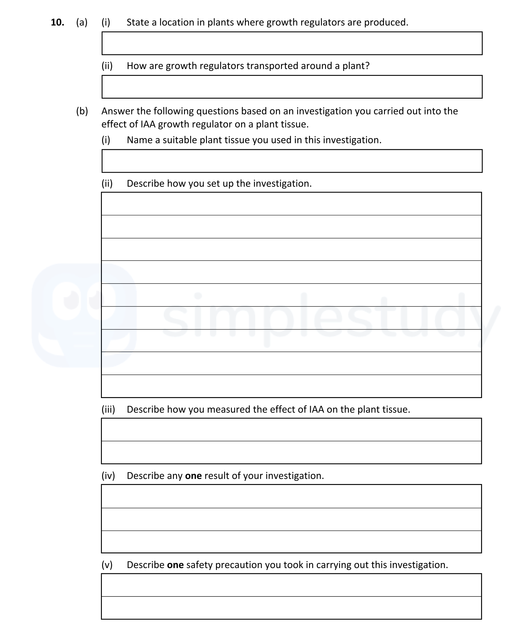 10.-(a)-(i)-State-a-location-in-plants-where-growth-regulators-are-produced-Leaving Cert Biology-Question 10-2022.png