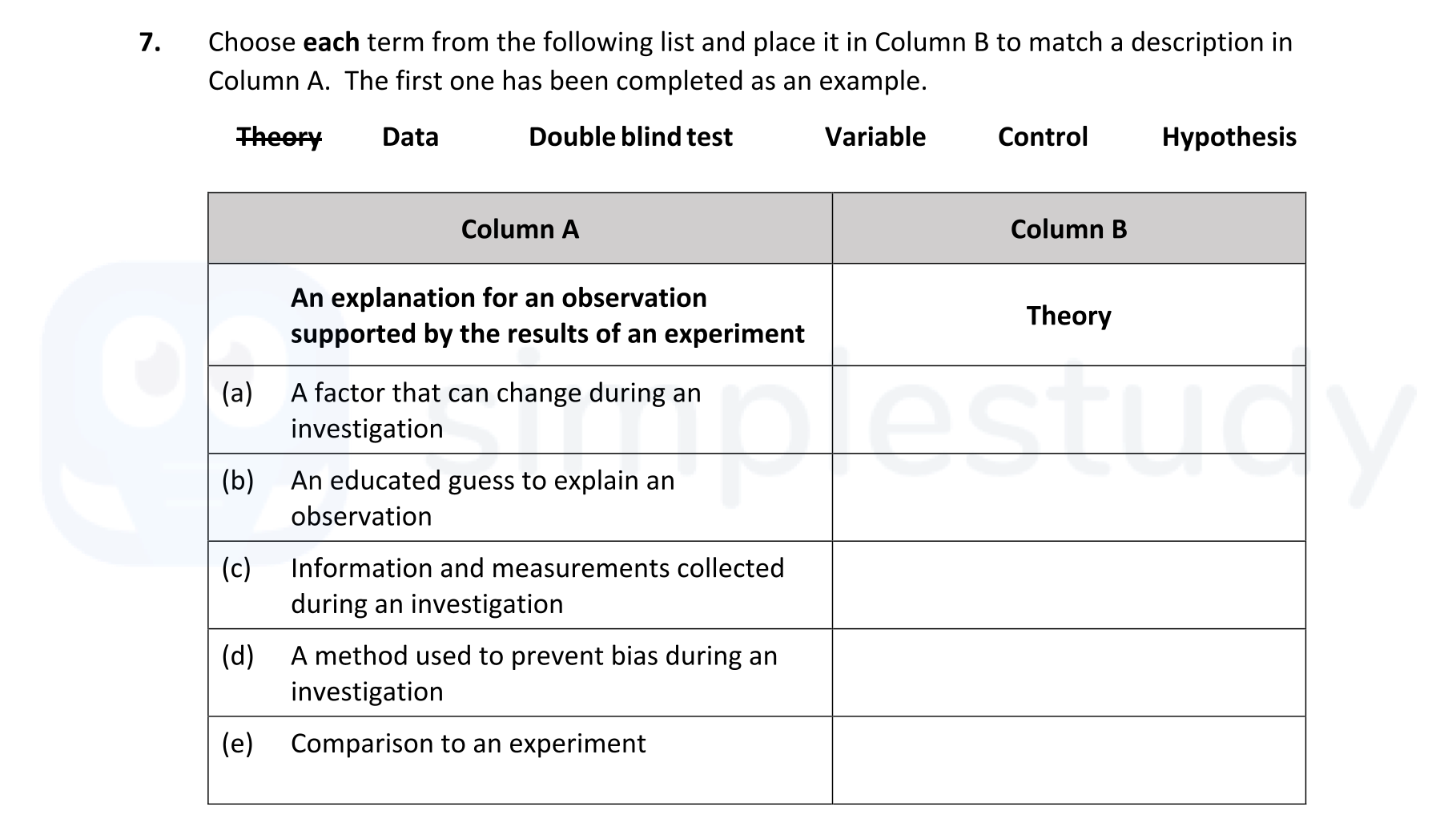 Choose-each-term-from-the-following-list-and-place-it-in-Column-B-to-match-a-description-in-Column-A-Leaving Cert Biology-Question 7-2022.png