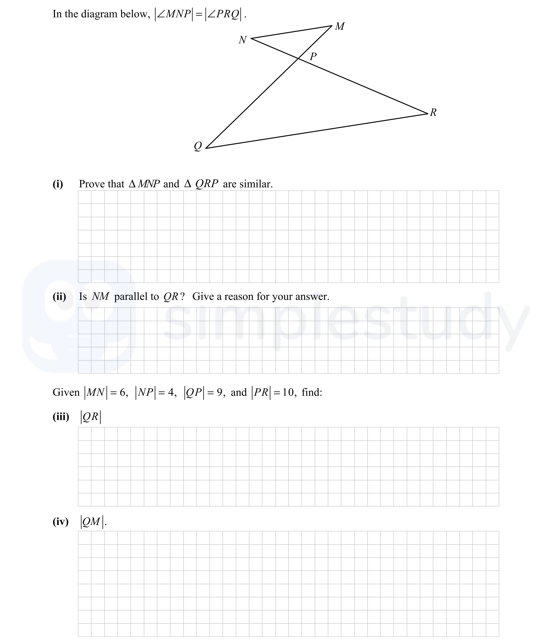 In-the-diagram-below,-$\angle-MNP-=-\angle-PRQ$-Junior Cycle Mathematics-Question i-2014.png