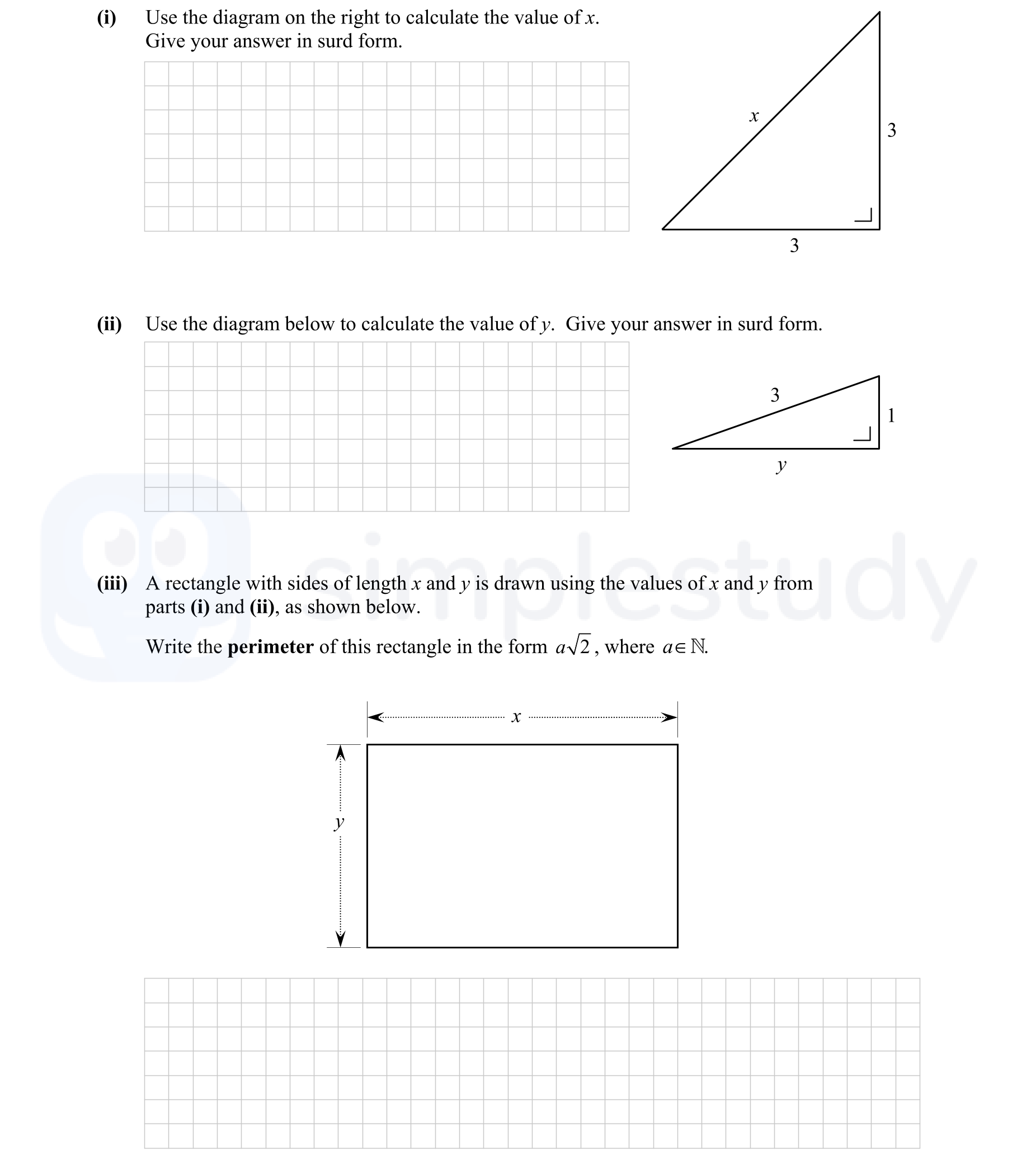 Use-the-diagram-on-the-right-to-calculate-the-value-of-x-Junior Cycle Mathematics-Question i-2011.png