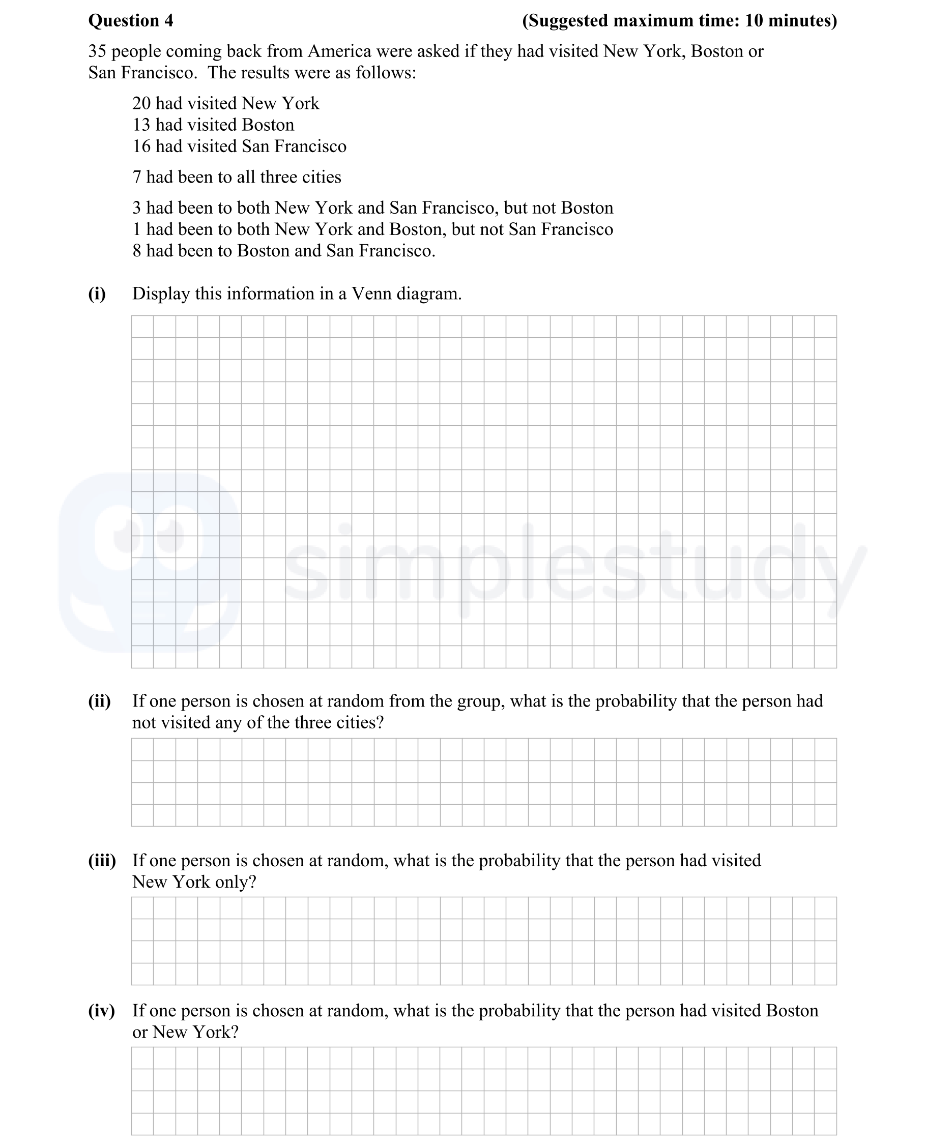 35-people-coming-back-from-America-were-asked-if-they-had-visited-New-York,-Boston-or-San-Francisco-Junior Cycle Mathematics-Question 4-2014.png