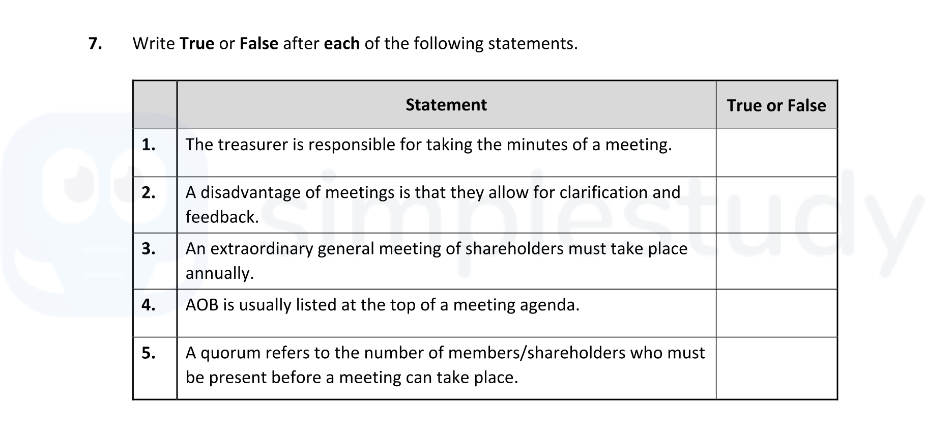 Write-True-or-False-after-each-of-the-following-statements-Leaving Cert Business-Question 7-2022.png