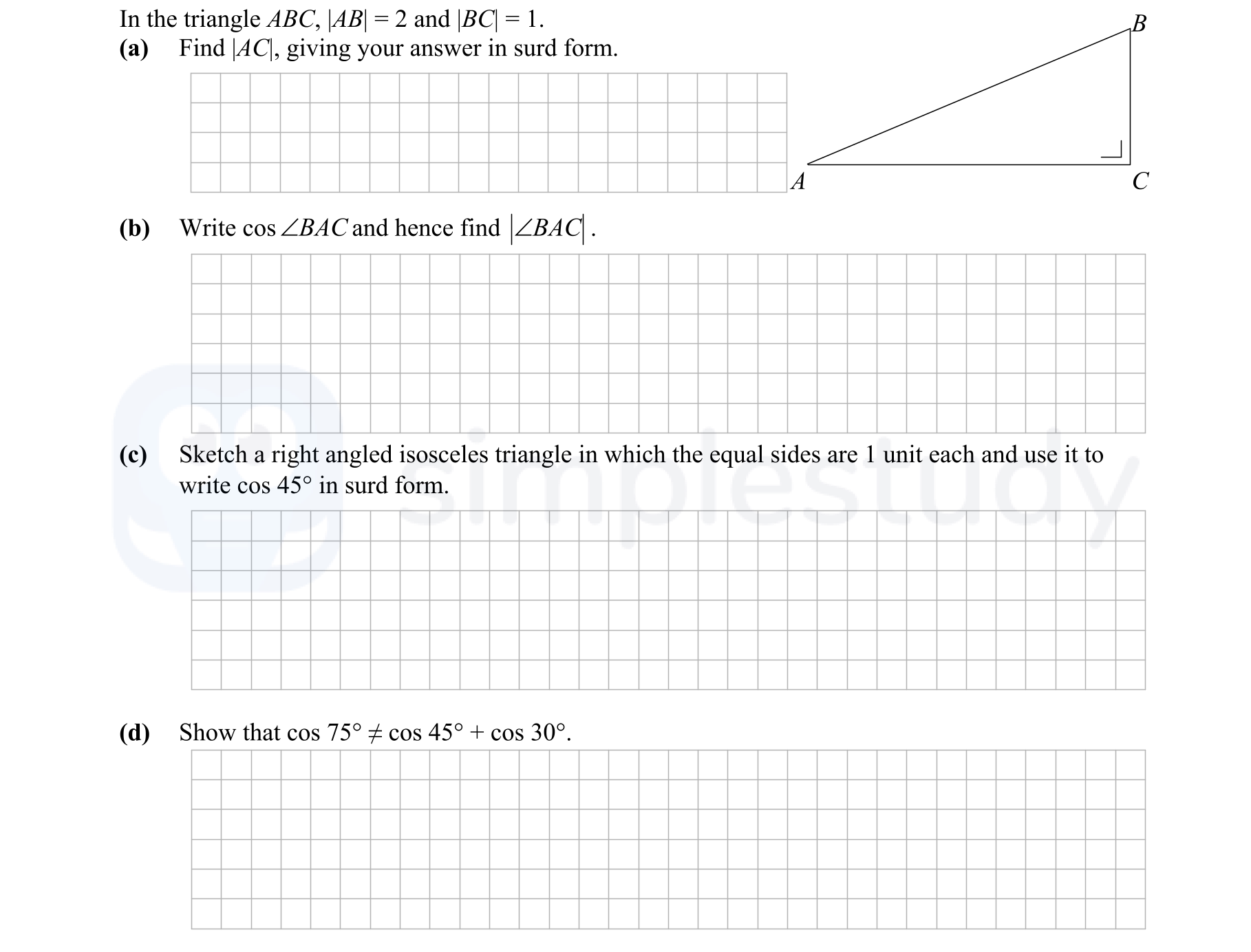 In-the-triangle-\(-ABC-\),-\(-|AB|-=-2-\)-and-\(-|BC|-=-1-\)-Junior Cycle Mathematics-Question a-2013.png