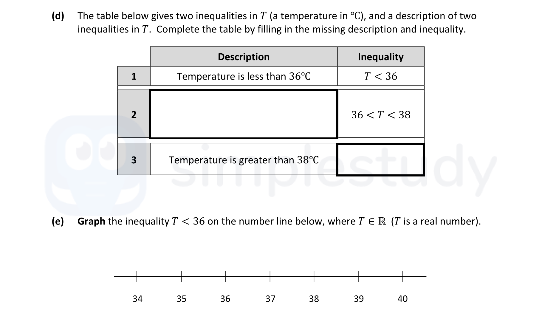 The-table-below-gives-two-inequalities-in-T-(a-temperature-in-°C),-and-a-description-of-two-inequalities-in-T-Junior Cycle Mathematics-Question d/e-2022.png