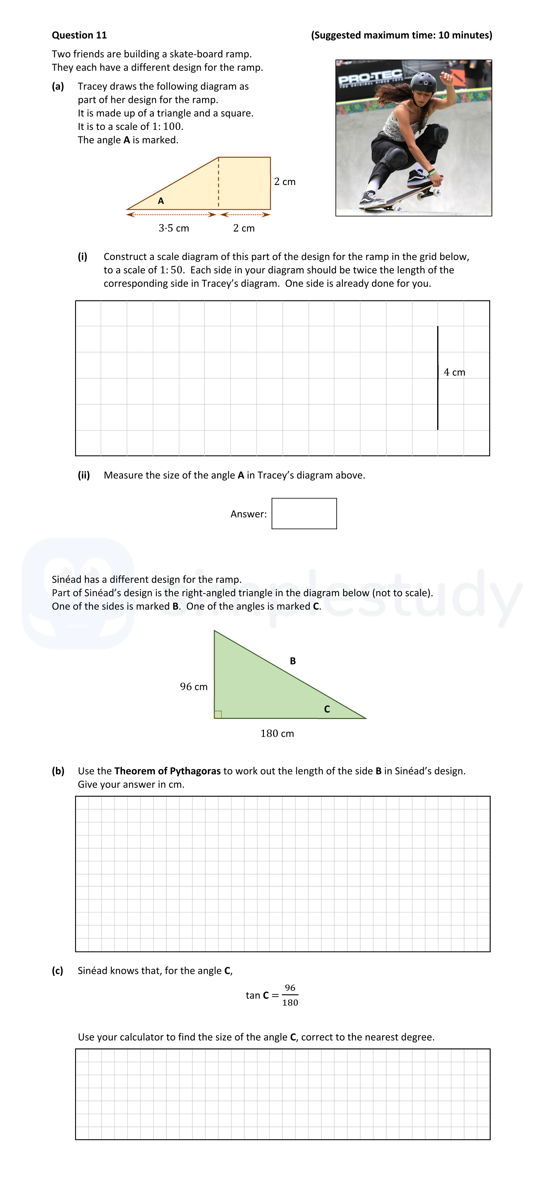 Two-friends-are-building-a-skate-board-ramp-Junior Cycle Mathematics-Question 11-2022.png