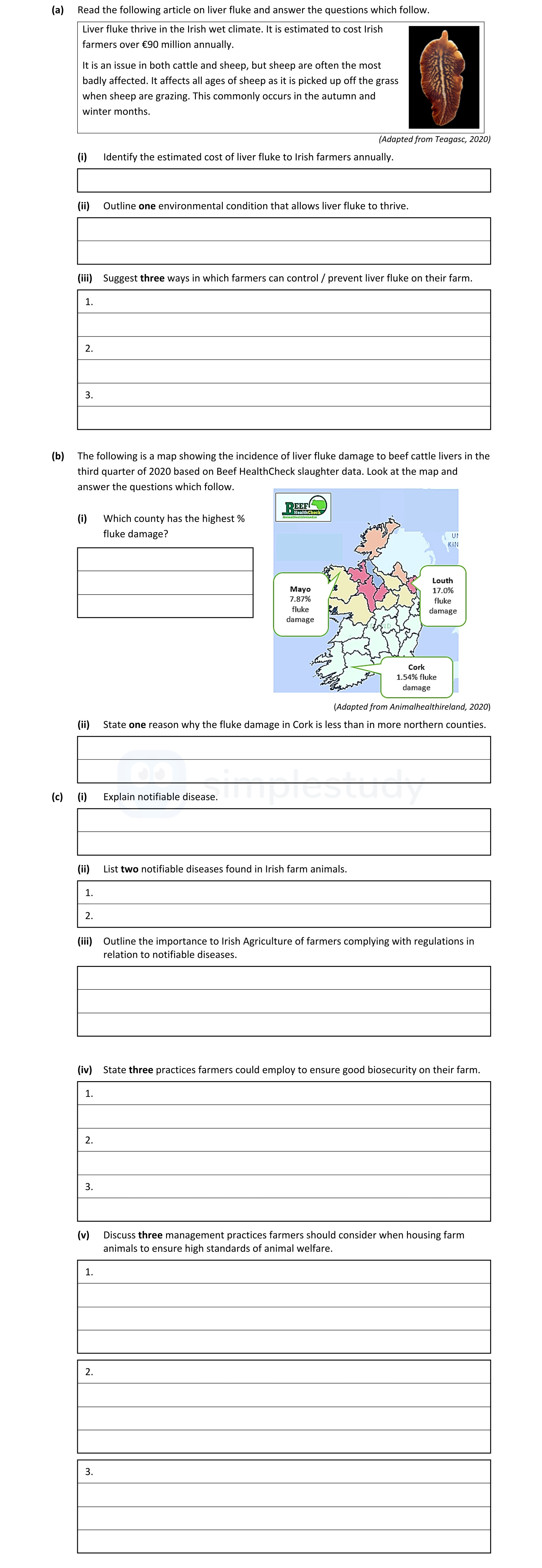 Read-the-following-article-on-liver-fluke-and-answer-the-questions-which-follow-Leaving Cert Agricultural Science-Question 13-2021.png