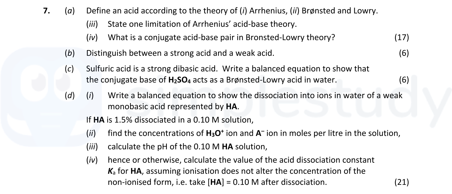 Define-an-acid-according-to-the-theory-of-(i)-Arrhenius,-(ii)-Brønsted-and-Lowry-Leaving Cert Chemistry-Question 7-2021.png