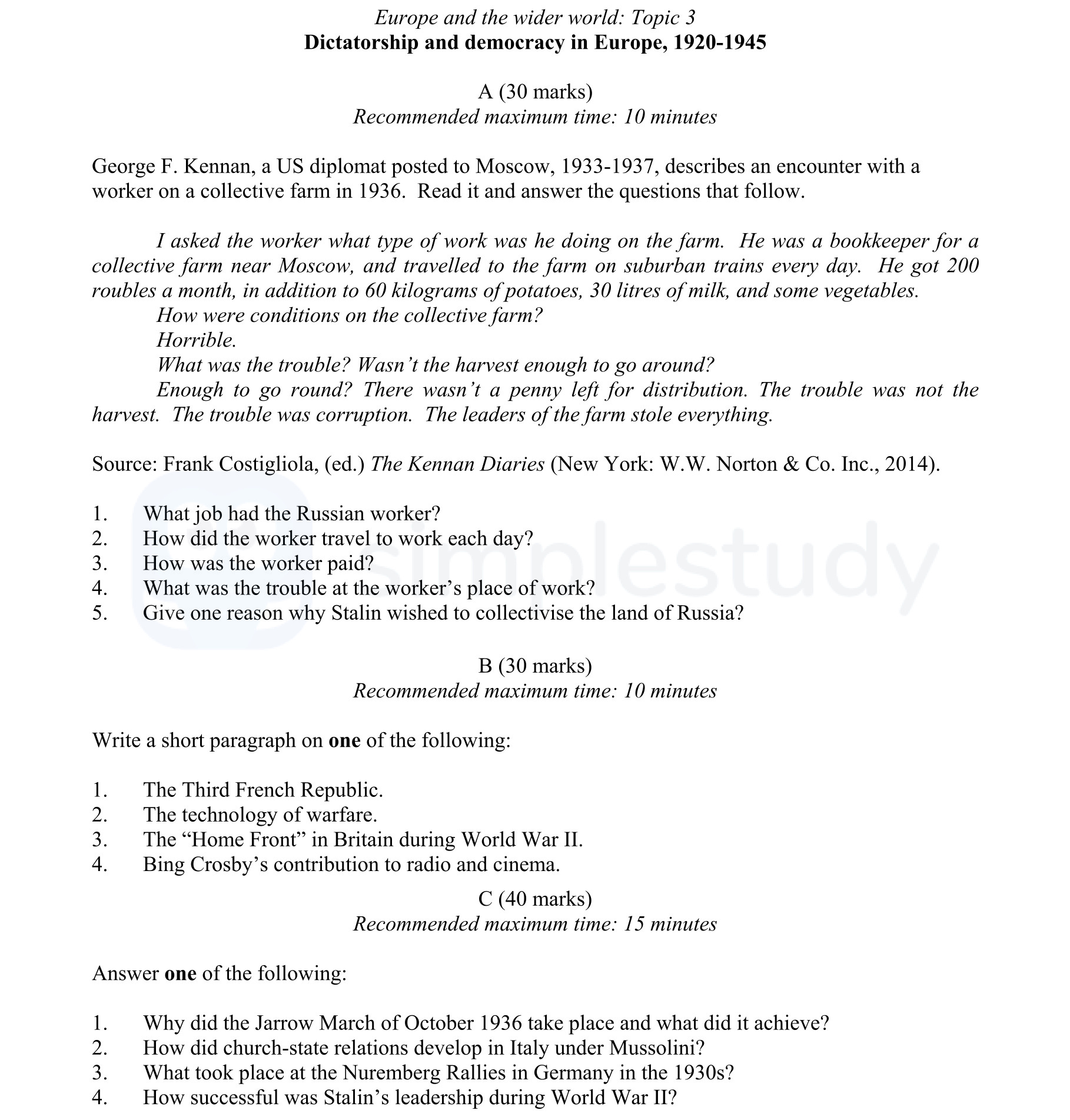 George-F.-Kennan,-a-US-diplomat-posted-to-Moscow,-1933-1937,-describes-an-encounter-with-a-worker-on-a-collective-farm-in-1936-Leaving Cert History-Question A-2015.png