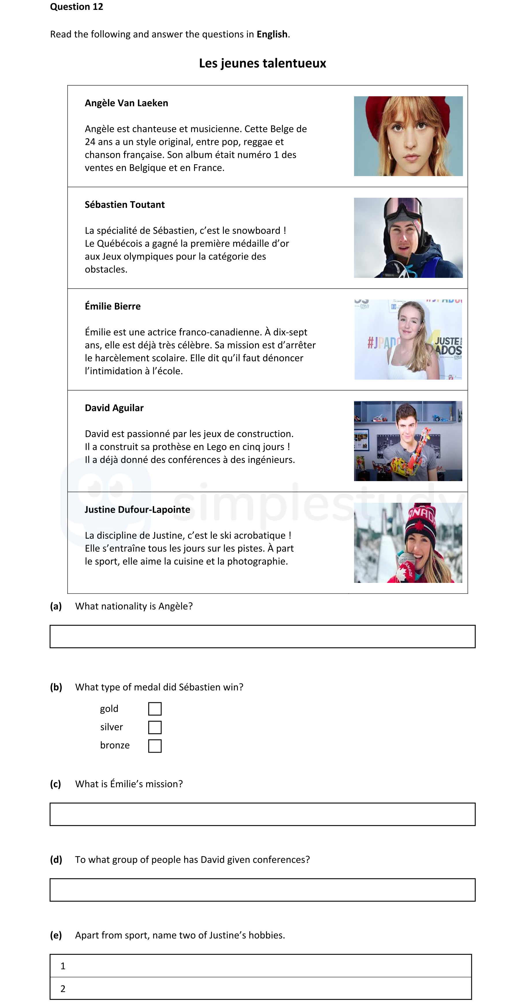 Read-the-following-and-answer-the-questions-in-English-Junior Cycle French-Question 12-2022.png