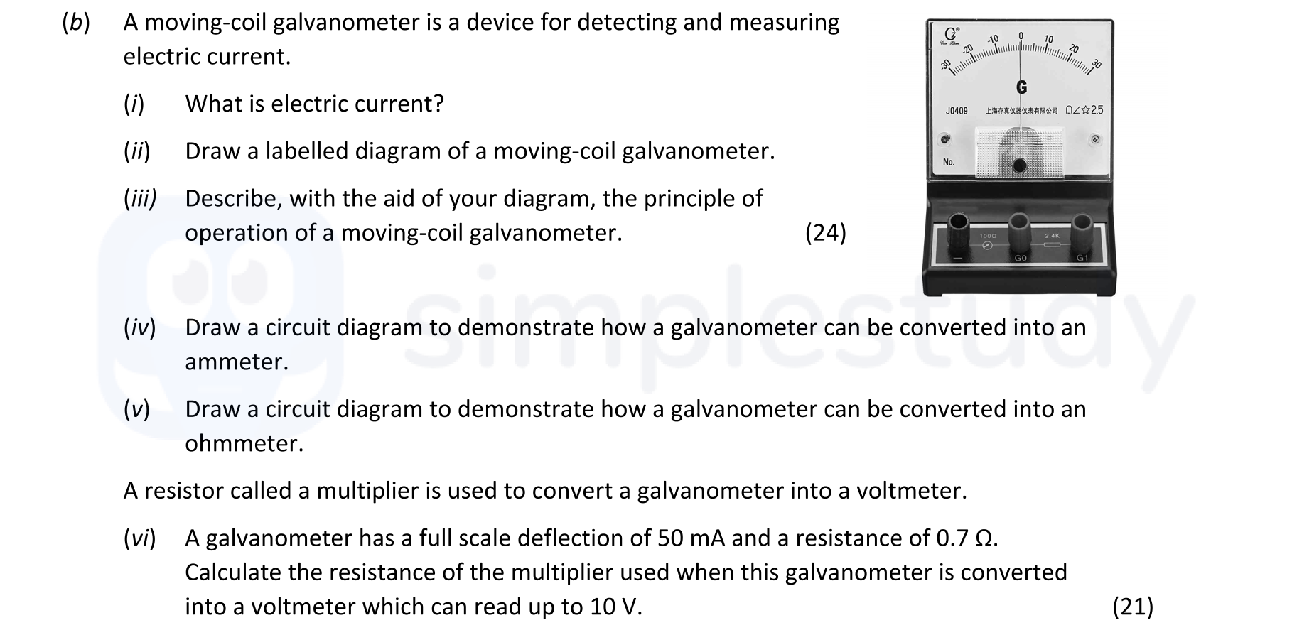 A-moving-coil-galvanometer-is-a-device-for-detecting-and-measuring-electric-current-Leaving Cert Physics-Question b-2022.png