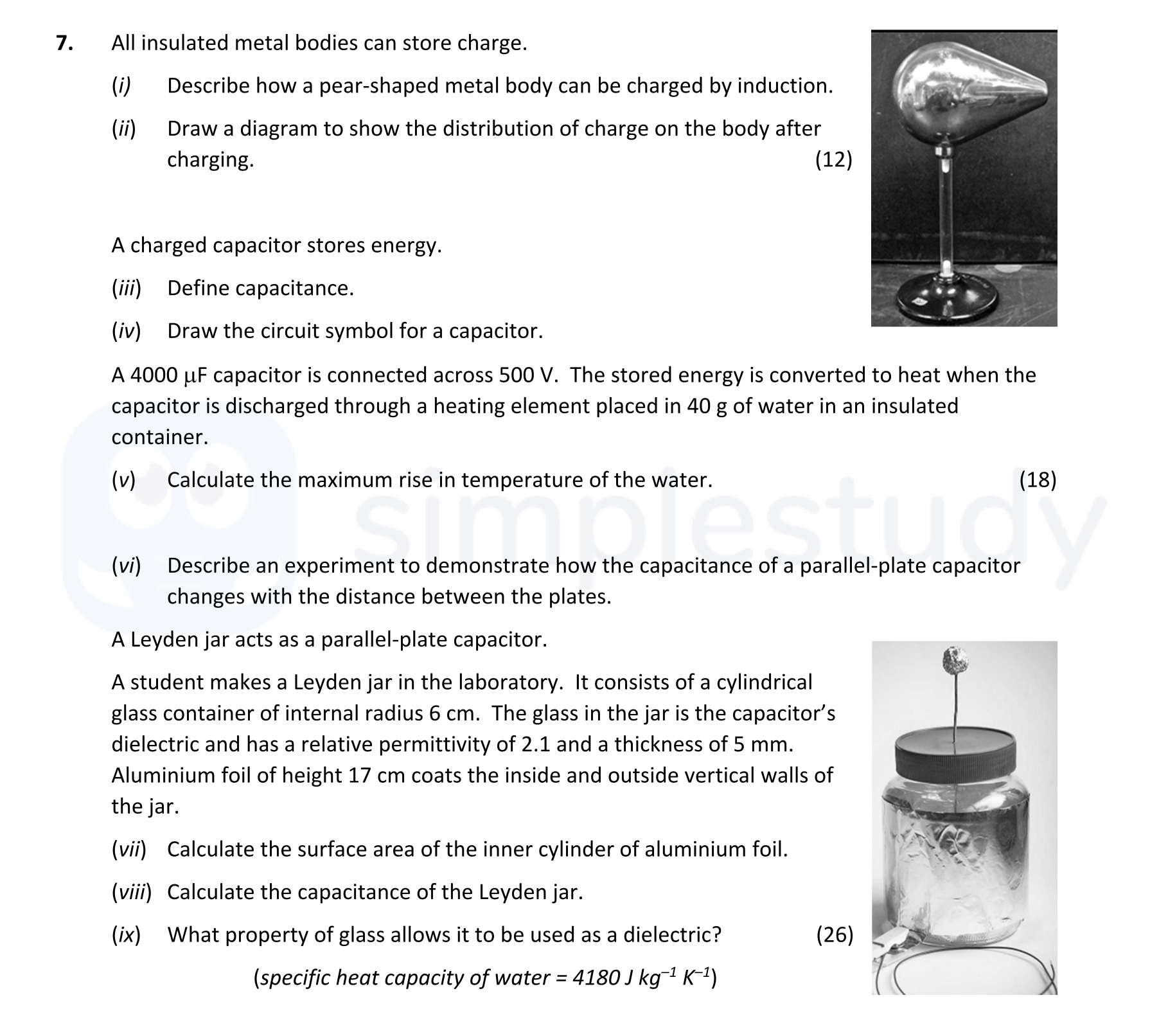 All-insulated-metal-bodies-can-store-charge-Leaving Cert Physics-Question 7-2020.png