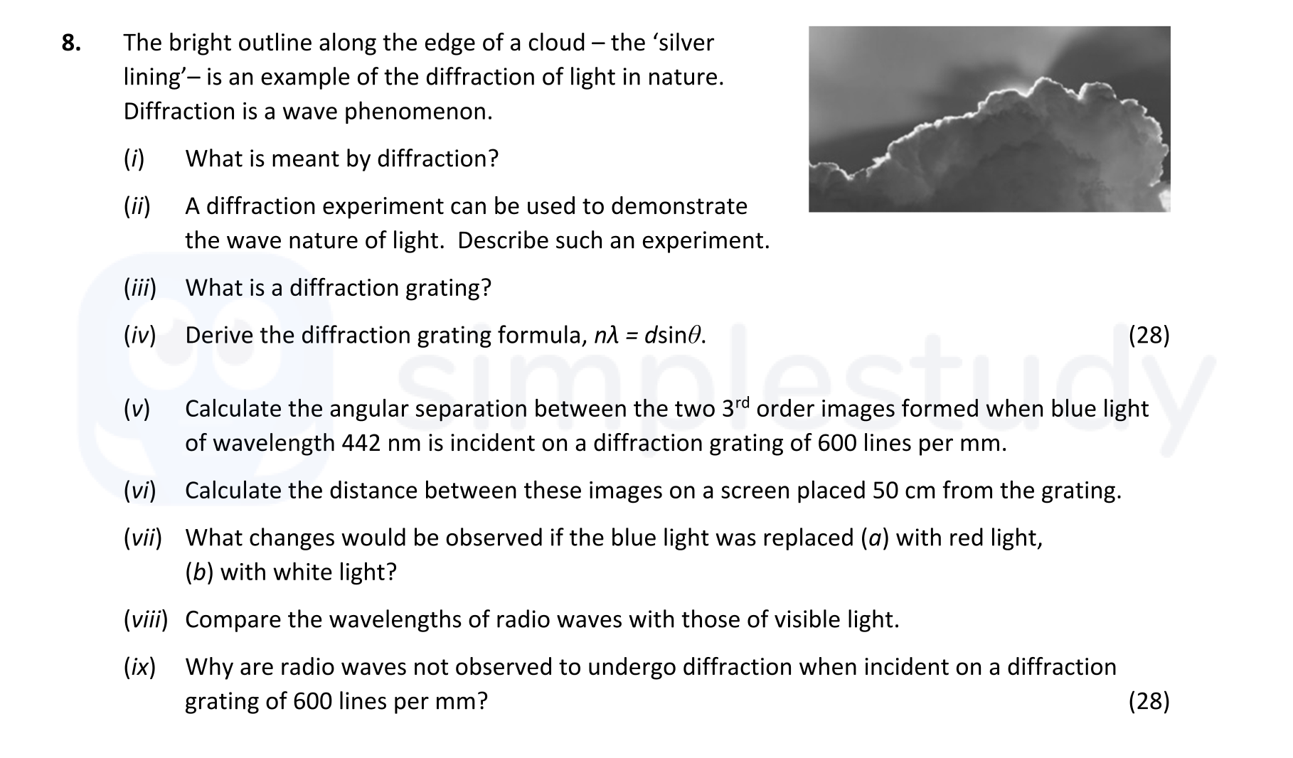 The-bright-outline-along-the-edge-of-a-cloud-–-the-‘silver-lining’-–-is-an-example-of-the-diffraction-of-light-in-nature-Leaving Cert Physics-Question 8-2021.png