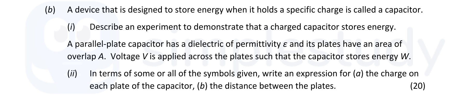 A-device-that-is-designed-to-store-energy-when-it-holds-a-specific-charge-is-called-a-capacitor-Leaving Cert Physics-Question b-2022.png