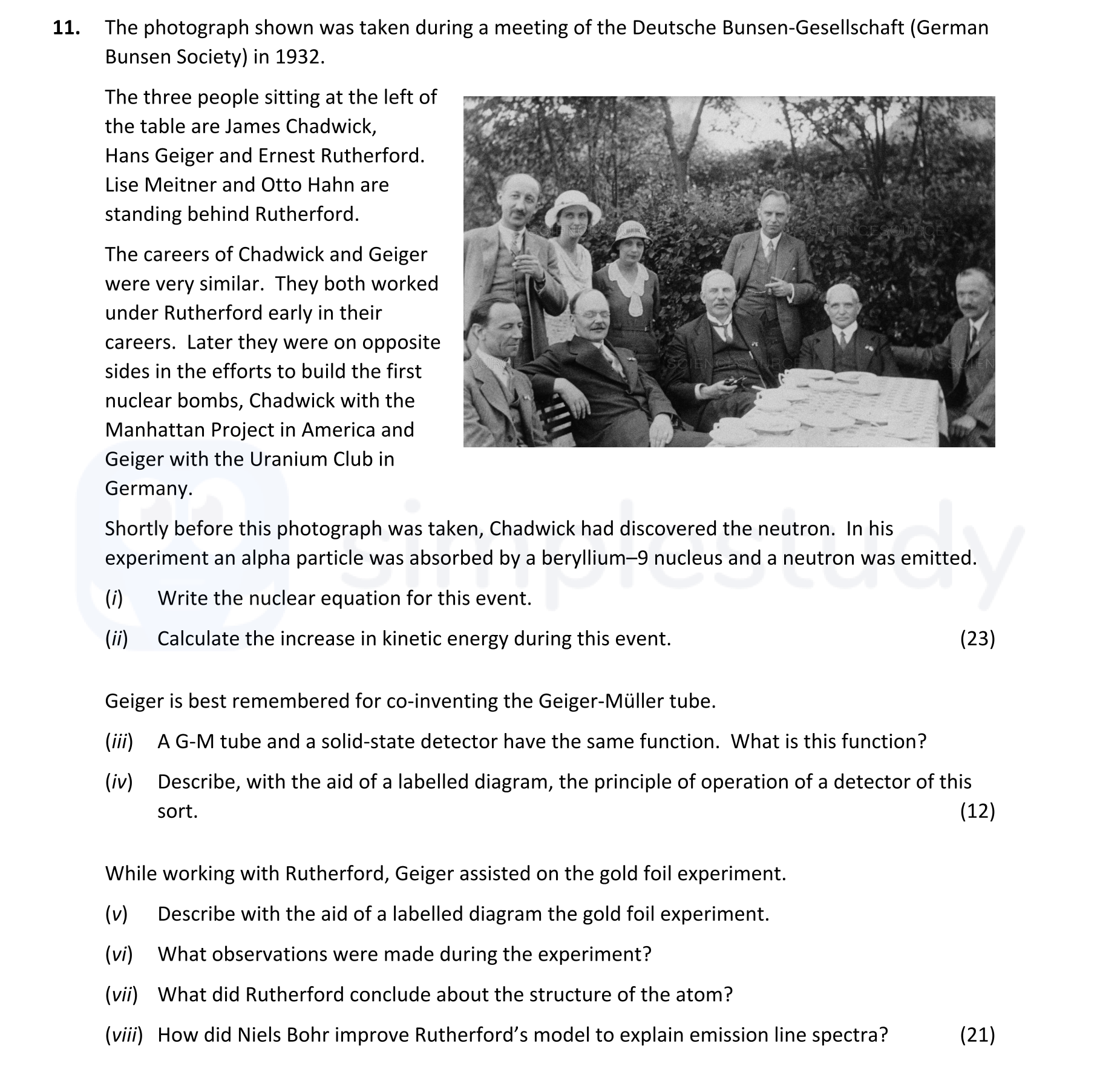 The-photograph-shown-was-taken-during-a-meeting-of-the-Deutsche-Bunsen-Gesellschaft-(German-Bunsen-Society)-in-1932-Leaving Cert Physics-Question 11-2021.png