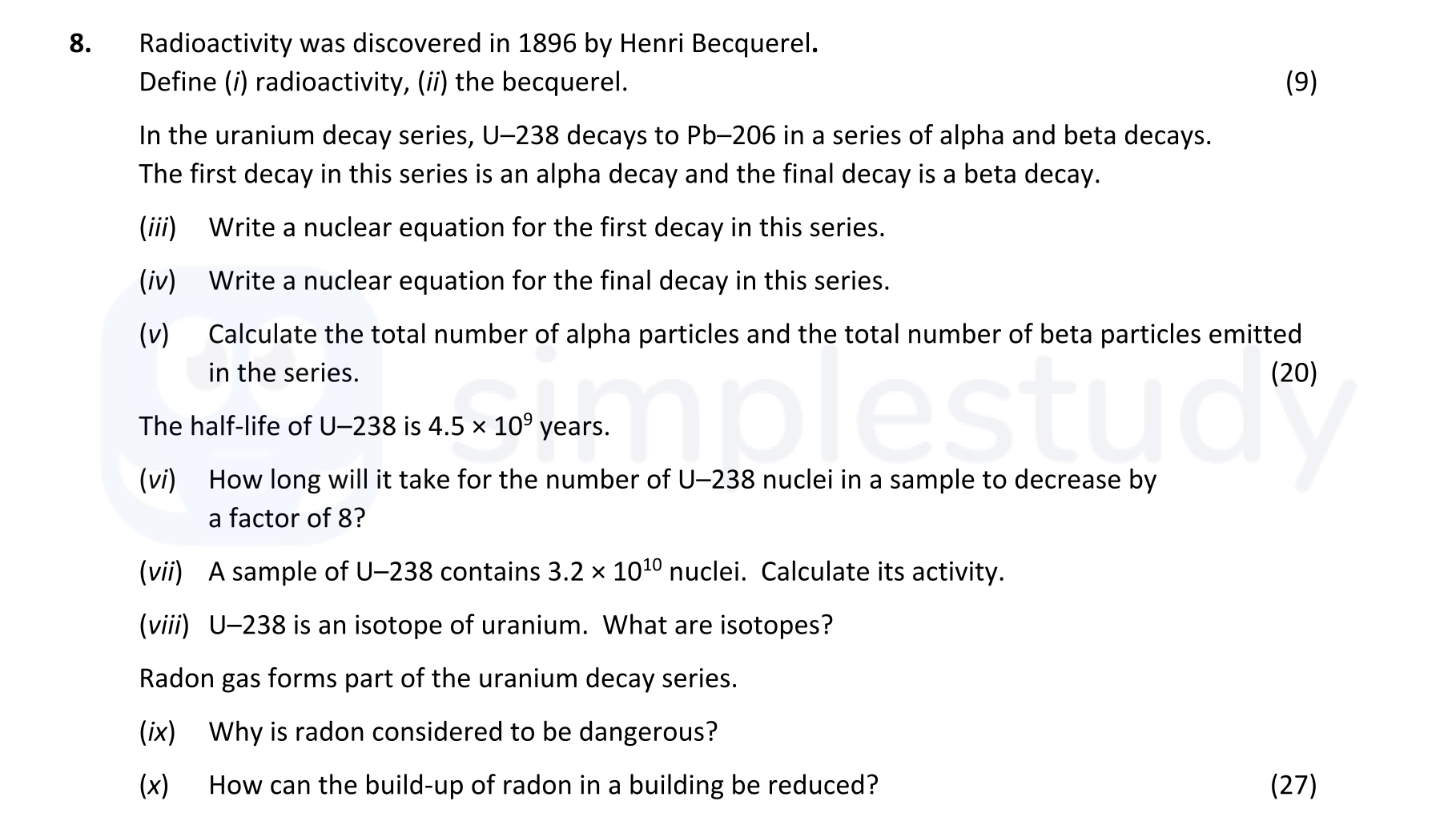 Radioactivity-was-discovered-in-1896-by-Henri-Becquerel-Leaving Cert Physics-Question 8-2020.png