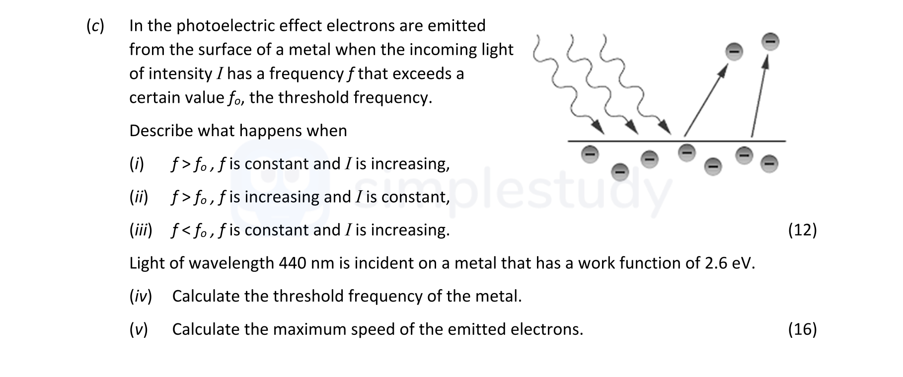 In-the-photoelectric-effect-electrons-are-emitted-from-the-surface-of-a-metal-when-the-incoming-light-of-intensity-I-has-a-frequency-f-that-exceeds-a-certain-value-f₀,-the-threshold-frequency-Leaving Cert Physics-Question c-2021.png