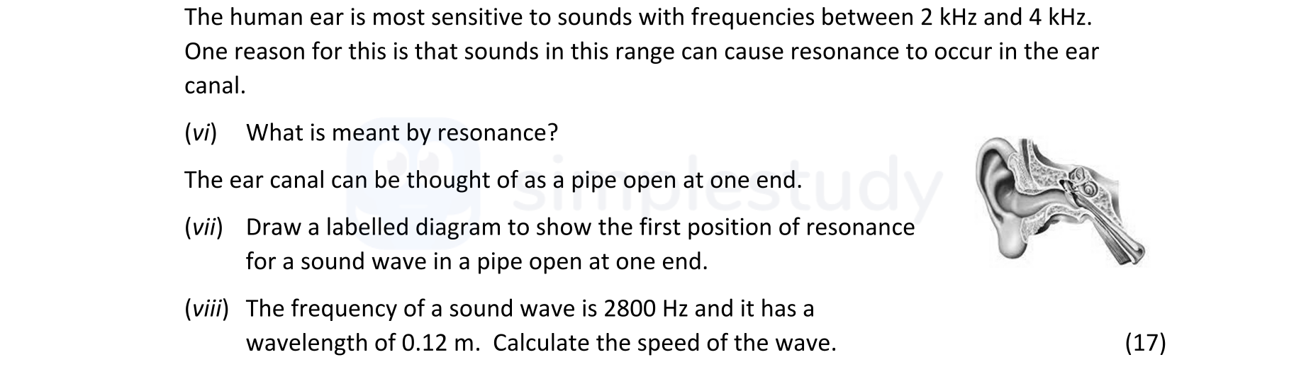 The-human-ear-is-most-sensitive-to-sounds-with-frequencies-between-2-kHz-and-4-kHz-Leaving Cert Physics-Question (vi) (vii) (viii)-2022.png