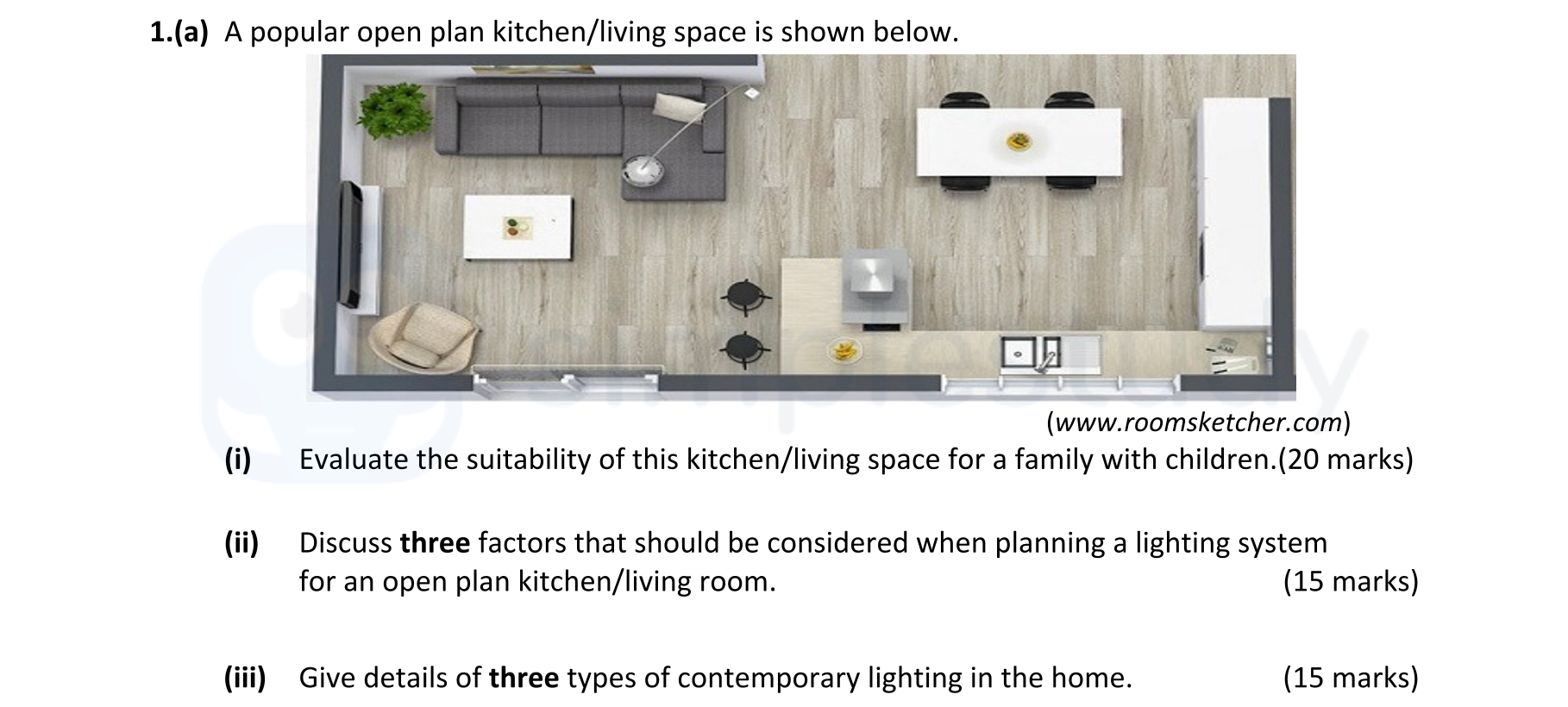 A-popular-open-plan-kitchen/living-space-is-shown-below-Leaving Cert Home Economics-Question 1(a)-2022.png
