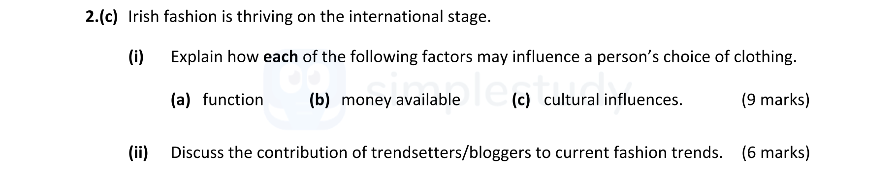 Irish-fashion-is-thriving-on-the-international-stage-Leaving Cert Home Economics-Question 2(c)-2021.png