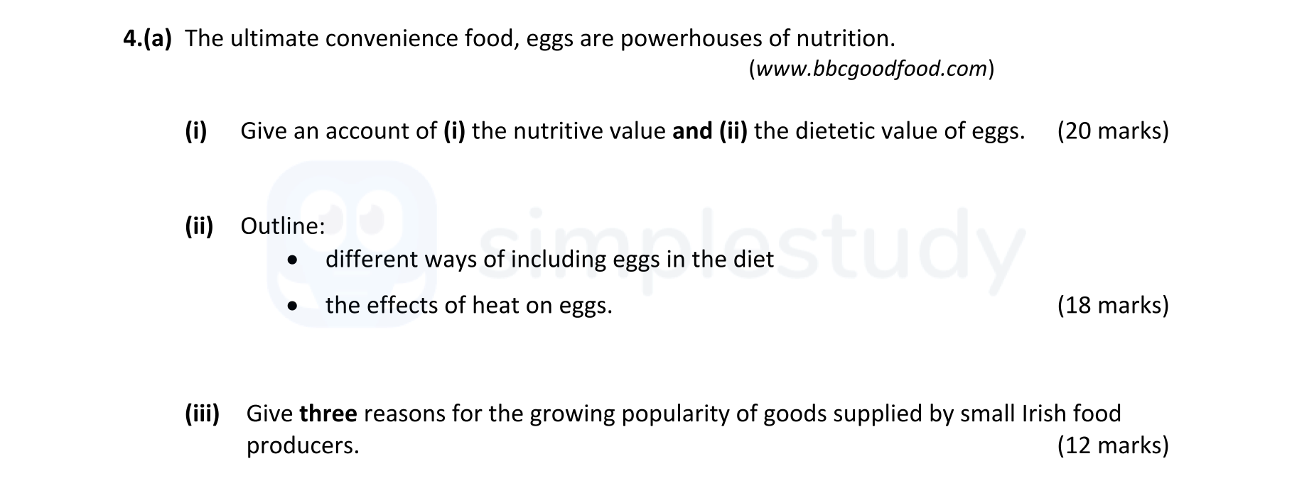 The-ultimate-convenience-food,-eggs-are-powerhouses-of-nutrition-Leaving Cert Home Economics-Question 4(a)-2021.png