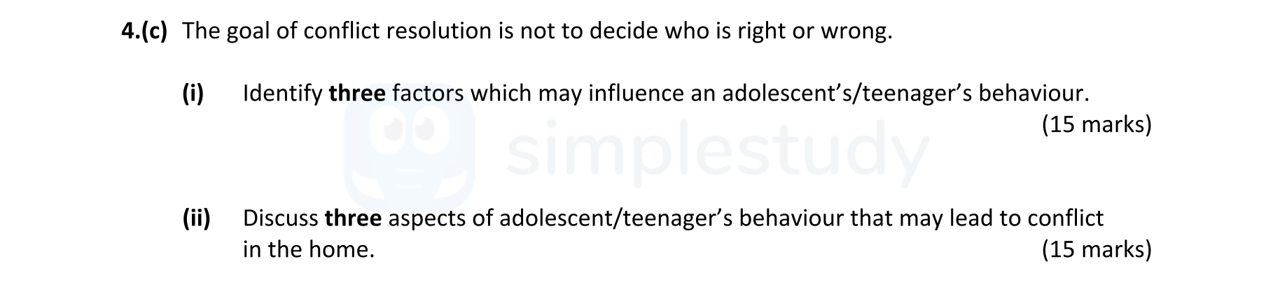 The-goal-of-conflict-resolution-is-not-to-decide-who-is-right-or-wrong-Leaving Cert Home Economics-Question 4(c)-2021.png