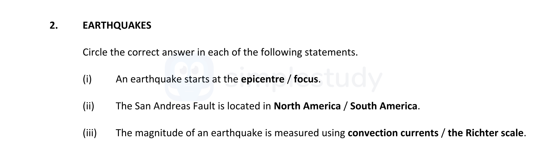 EARTHQUAKES--Circle-the-correct-answer-in-each-of-the-following-statements-Junior Cycle Geography-Question 2-2017.png