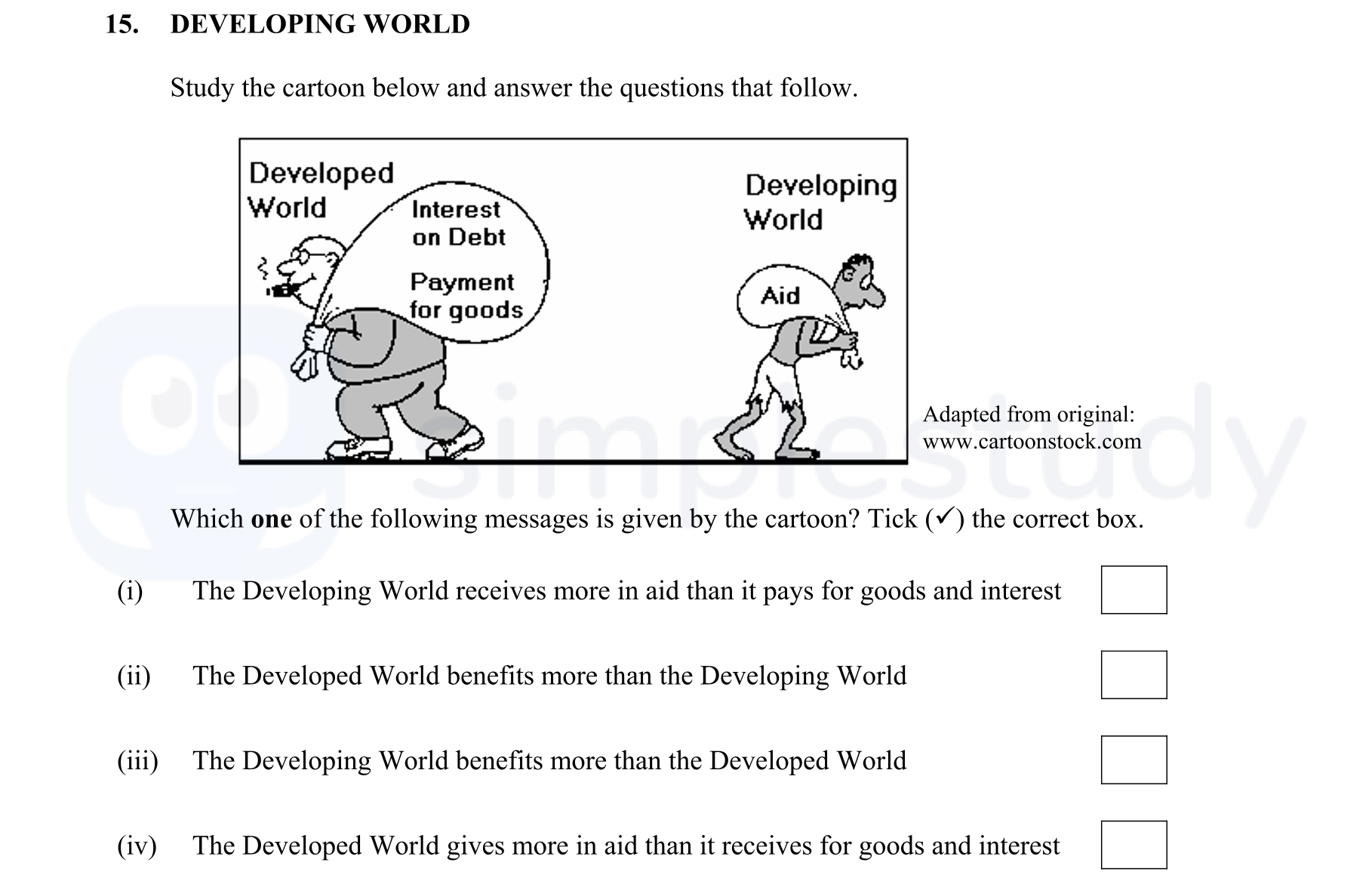 DEVELOPING-WORLD--Study-the-cartoon-below-and-answer-the-questions-that-follow-Junior Cycle Geography-Question 15-2009.png