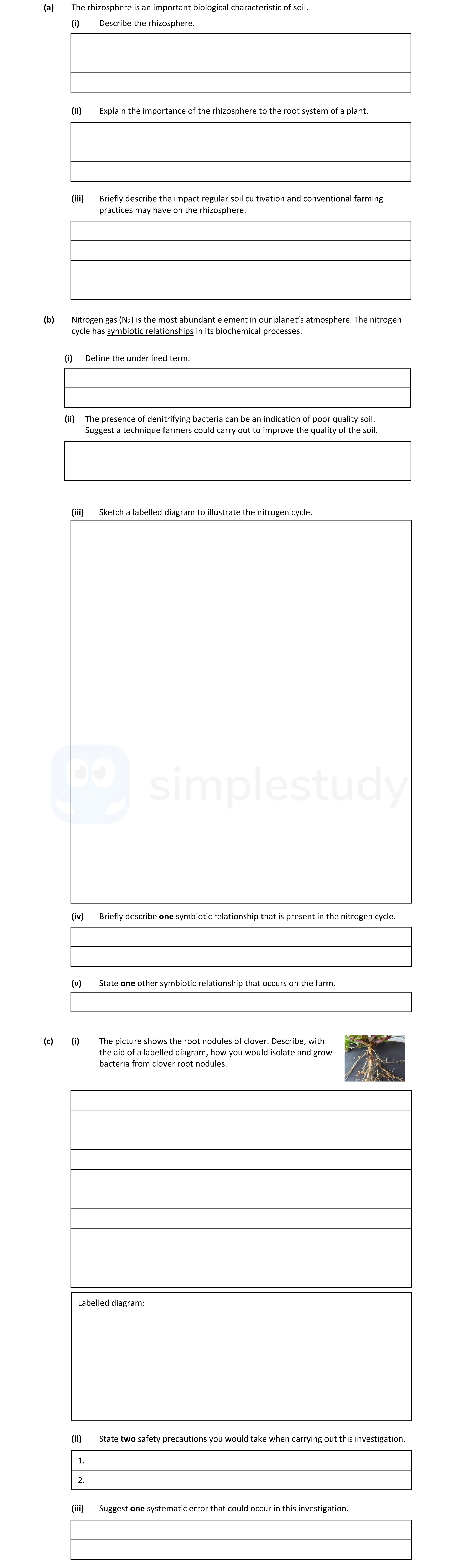 Describe-the-rhizosphere-Leaving Cert Agricultural Science-Question a(i)-2021.png