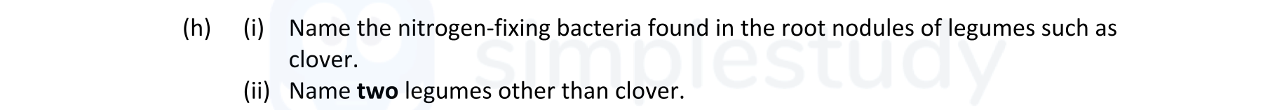 Name-the-nitrogen-fixing-bacteria-found-in-the-root-nodules-of-legumes-such-as-clover-Leaving Cert Agricultural Science-Question h-2017.png