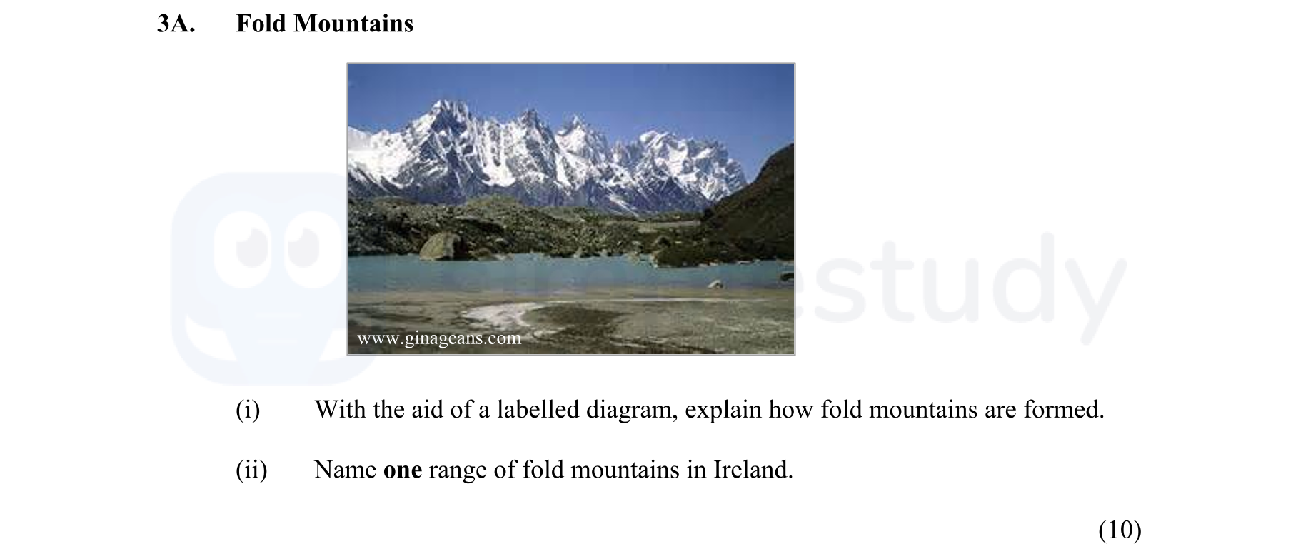 With-the-aid-of-a-labelled-diagram,-explain-how-fold-mountains-are-formed-Junior Cycle Geography-Question 3A-2015.png