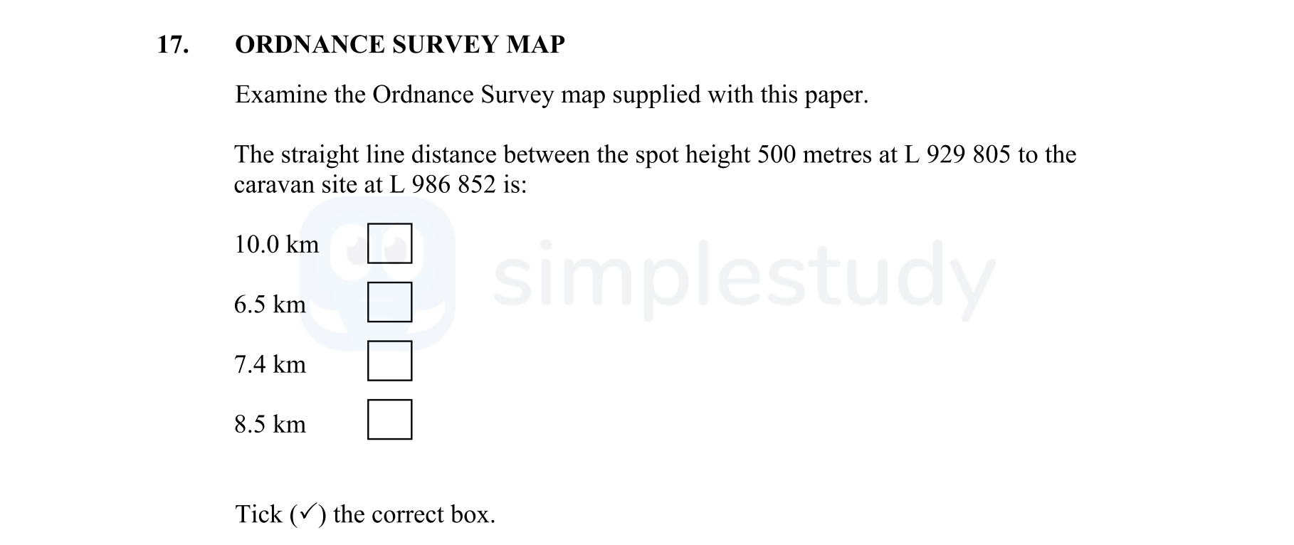 Examine-the-Ordnance-Survey-map-supplied-with-this-paper-Junior Cycle Geography-Question 17-2016.png