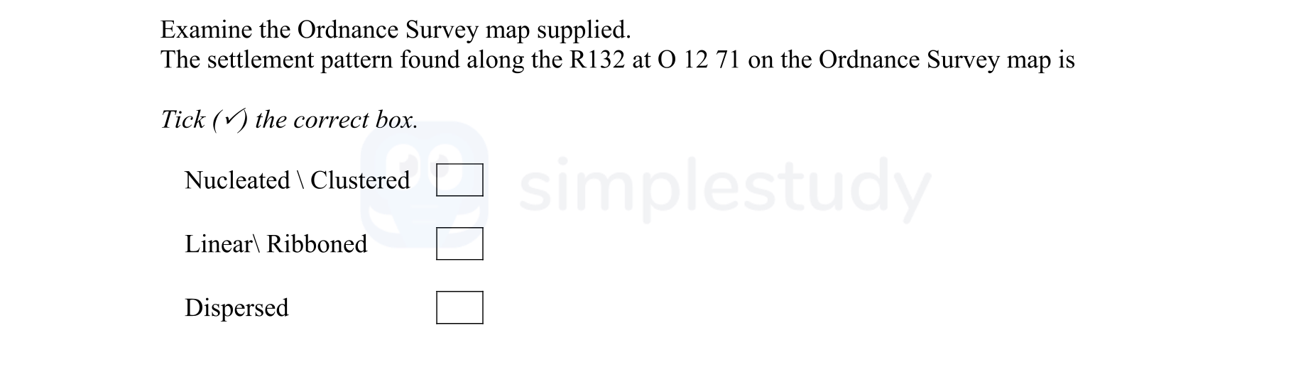 Examine-the-Ordnance-Survey-map-supplied-Junior Cycle Geography-Question 1-2007.png