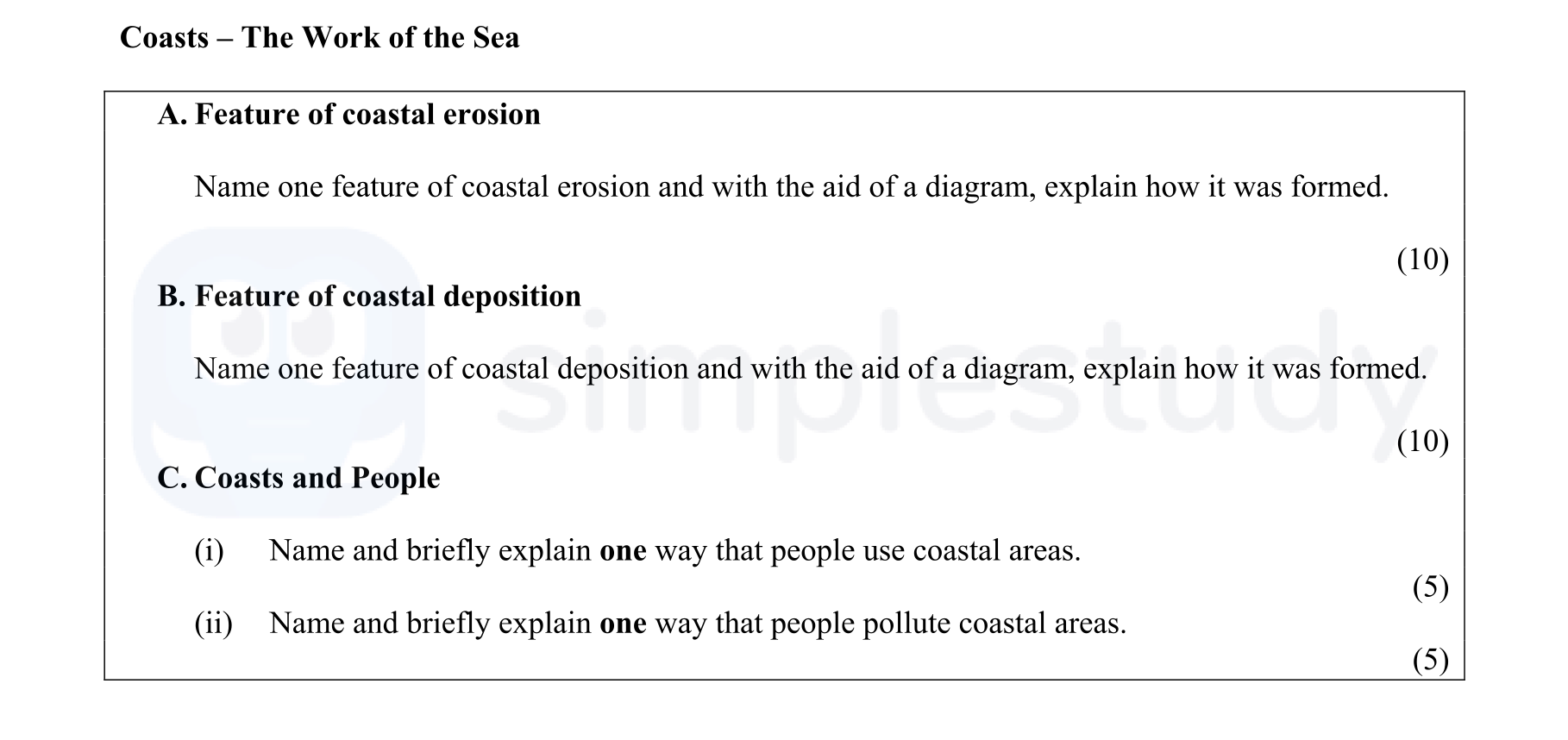 Name-one-feature-of-coastal-erosion-and-with-the-aid-of-a-diagram,-explain-how-it-was-formed-Junior Cycle Geography-Question A-2008.png