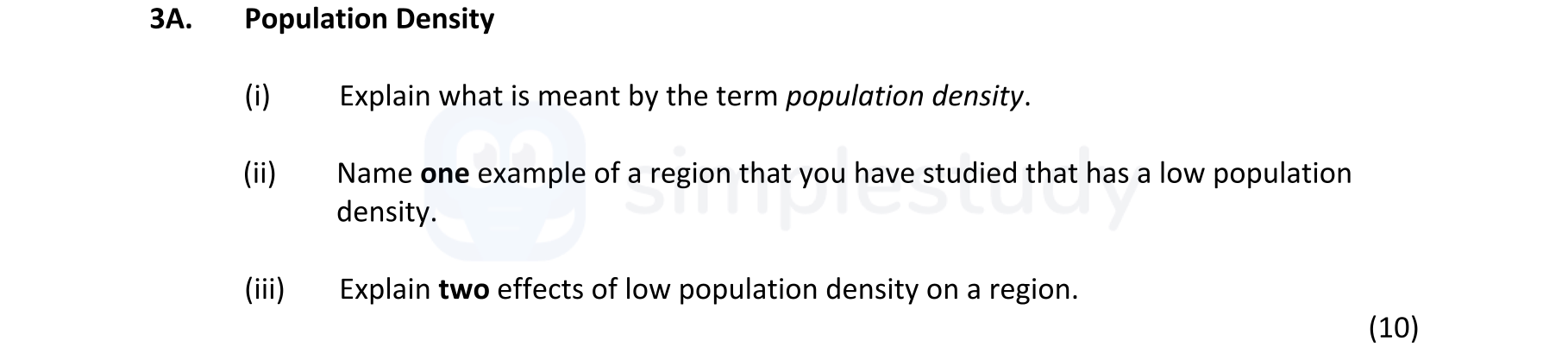 Population-Density--(i)-Explain-what-is-meant-by-the-term-population-density-Junior Cycle Geography-Question 3A-2019.png