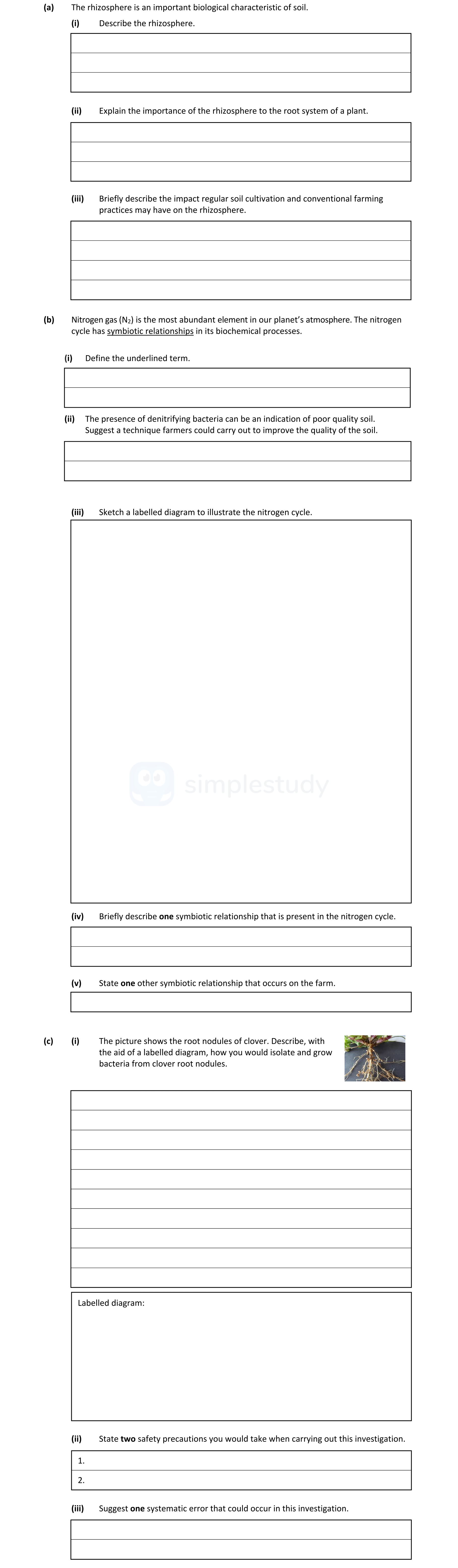 The-rhizosphere-is-a-vital-zone-of-soil-that-encompasses-the-roots-of-plants-Leaving Cert Agricultural Science-Question a(i)-2021.png